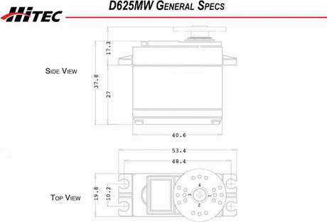 D625MW Standard Digital High Speed Metal Gear Servo