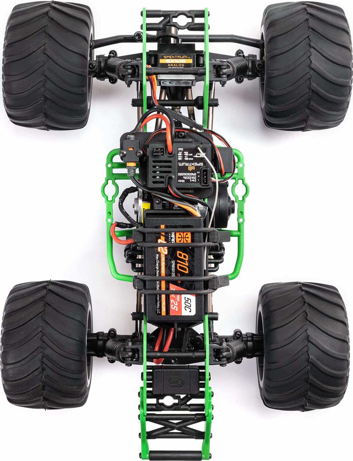 1/18 Mini LMT 4X4 Brushed Monster Truck RTR, Grave Digger