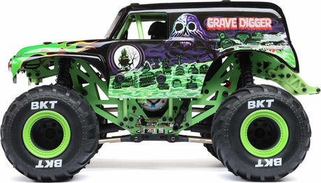 1/18 Mini LMT 4X4 Brushed Monster Truck RTR, Grave Digger