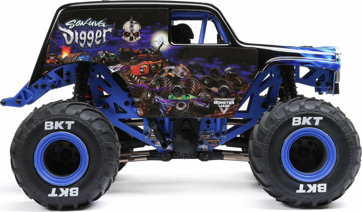 1/18 Mini LMT 4X4 Brushed Monster Truck RTR, Son-Uva Digger