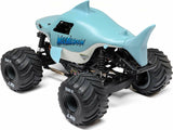 1/18 Mini LMT Megalodon 2S 4X4 RTR Brushed Monster Truck (Battery & Charger Included), Blue