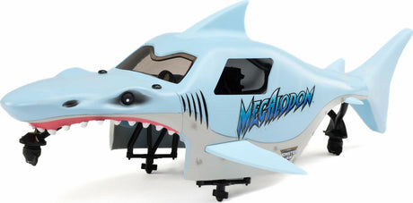 1/18 Mini LMT Megalodon 2S 4X4 RTR Brushed Monster Truck (Battery & Charger Included), Blue