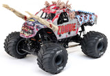 1/18 Mini LMT Zombie 2S 4X4 RTR Brushed Monster Truck (Battery & Charger Included), Red