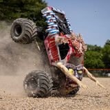 1/18 Mini LMT Zombie 2S 4X4 RTR Brushed Monster Truck (Battery & Charger Included), Red