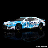 1/12 NASCAR RC Race Car Ross Chastain No. 1 2025 Busch Light Chevrolet ZL1 2S AWD RTR Brushed On-Road (Battery & Charger Included),  Blue