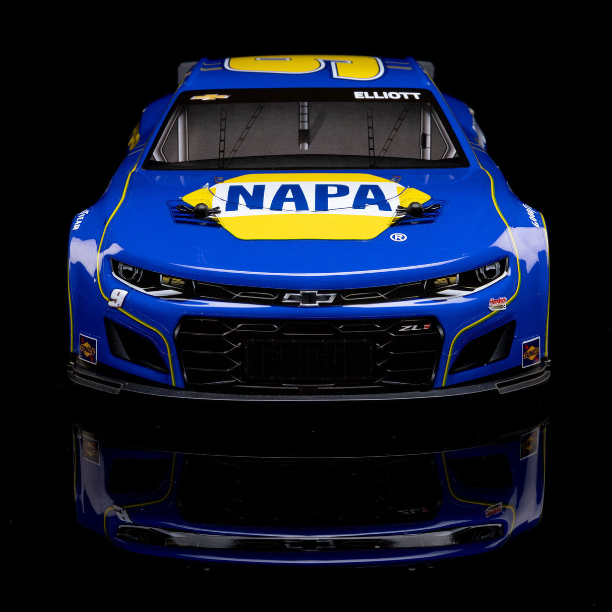 1/12 NASCAR RC Race Car Chase Elliott No. 9 NAPA 2025 Chevrolet Camaro ZL1 2S AWD RTR Brushed On-Road (Battery & Charger Included)