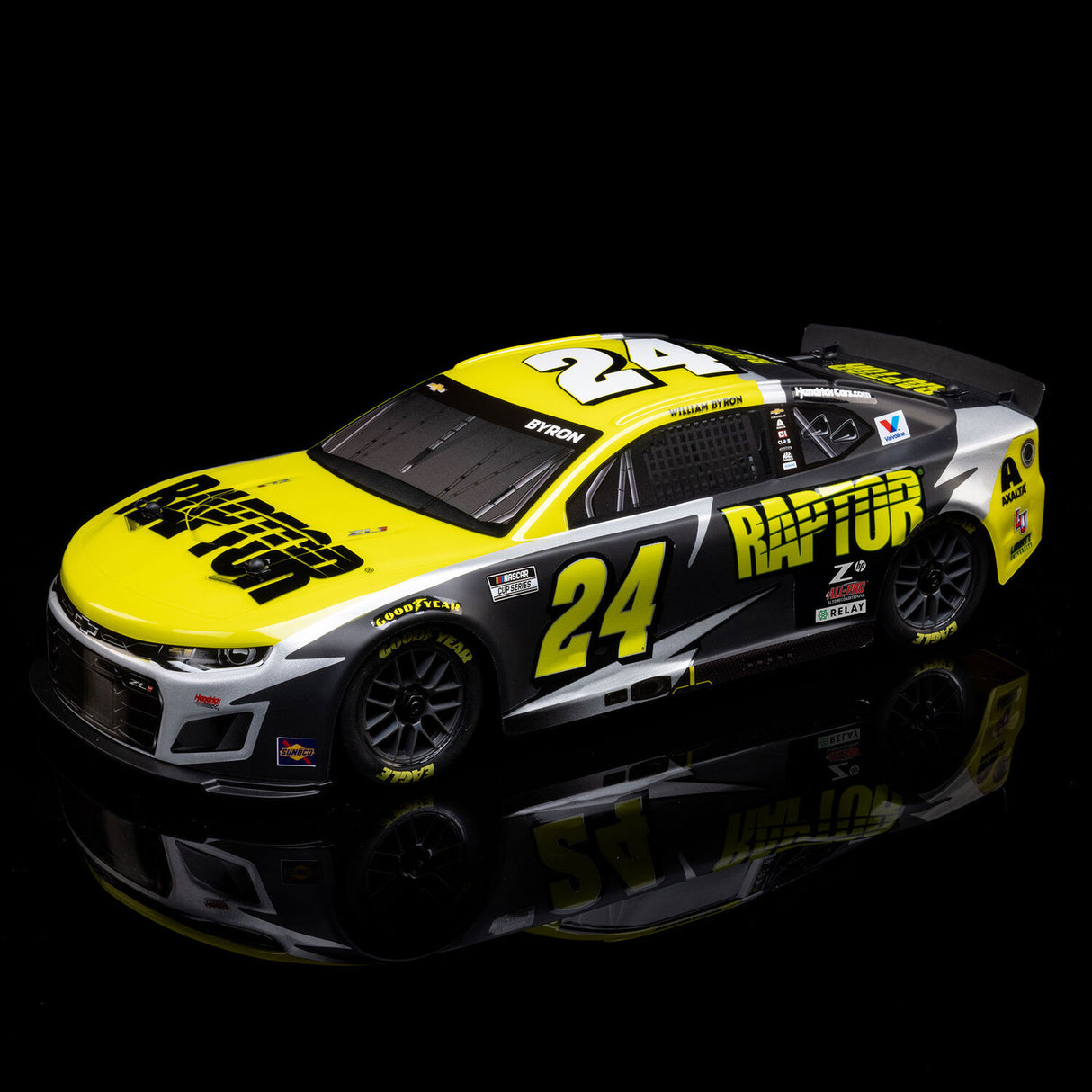 1/12 NASCAR RC Race Car William Byron No. 24 Raptor 2025 Chevrolet Camaro ZL1 2S AWD RTR Brushed On-Road (Battery & Charger Included)