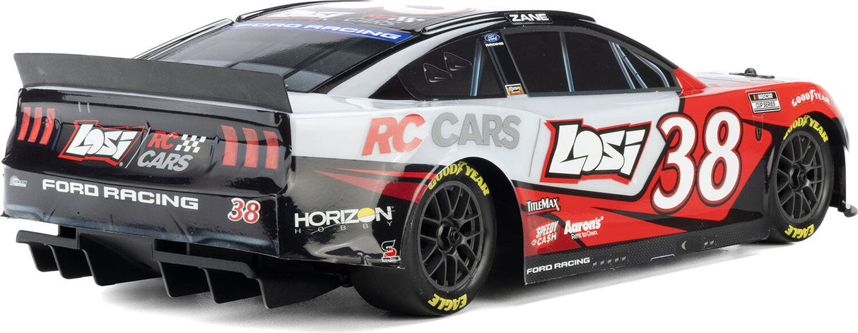 1/12 NASCAR RC Race Car Zane Smith No. 38 2026 Losi Ford Mustang 2S AWD RTR Brushed On-Road (Battery & Charger Included)