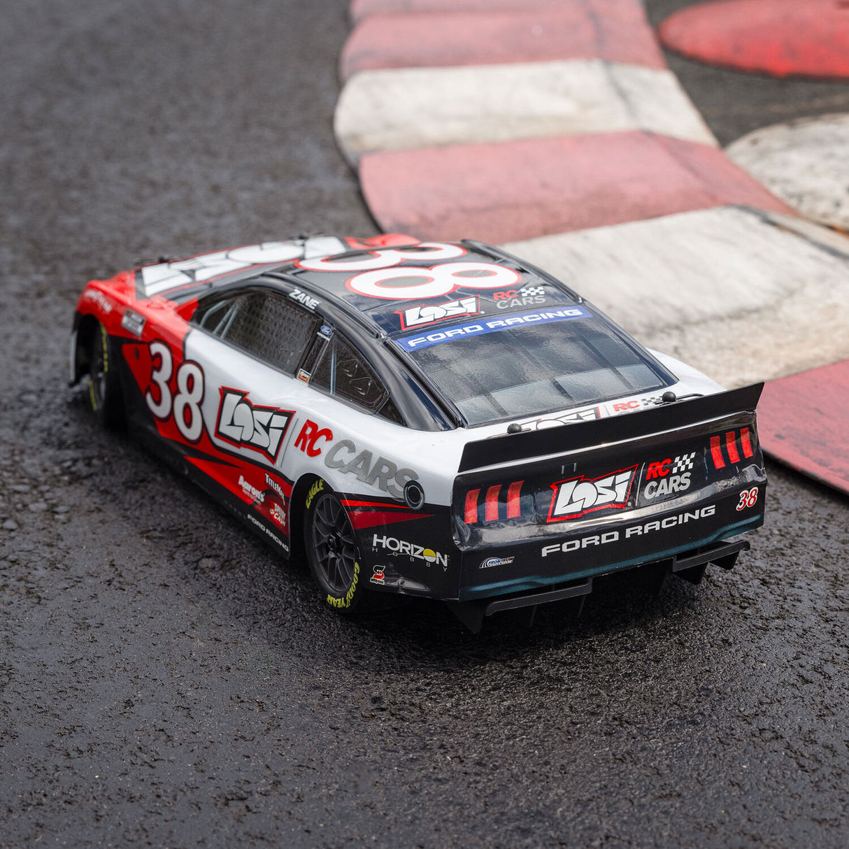 1/12 NASCAR RC Race Car Zane Smith No. 38 2026 Losi Ford Mustang 2S AWD RTR Brushed On-Road (Battery & Charger Included)