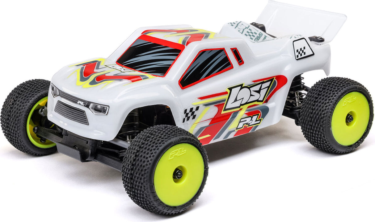 1/28 Micro-T 2S 2WD RTR Stadium Truck (Battery & Charger Included), White