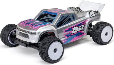 1/28 Micro-T 2S 2WD RTR Stadium Truck (Battery & Charger Included), Silver