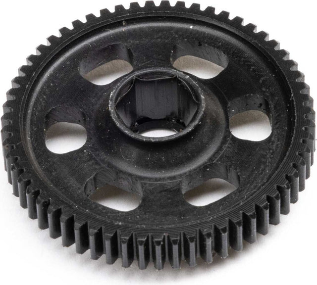 Spur Gear, Machined Delrin, 59T MOD 0.5: GROM