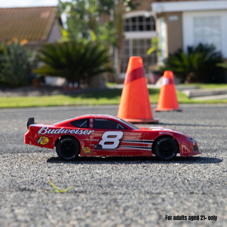1/12 Asphalt Late Model RC Race Car Dale Earnhardt Jr. No. 8 2025 Budweiser Chevrolet ZL1 2S AWD On-Road (Battery & Charger Included), Red