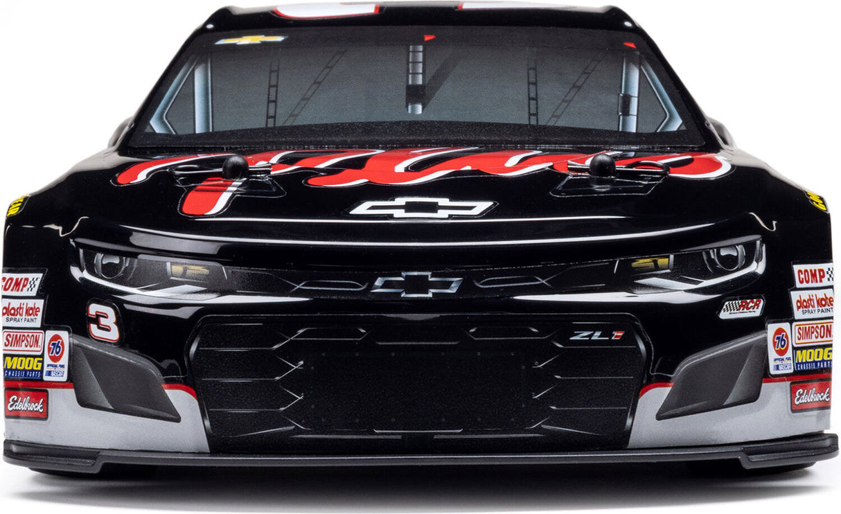 1/12 NASCAR RC Racecar RCR No. 3 GM Goodwrench Chevrolet ZL1 2S AWD RTR Brushed On-Road (Battery & Charger Included), Black