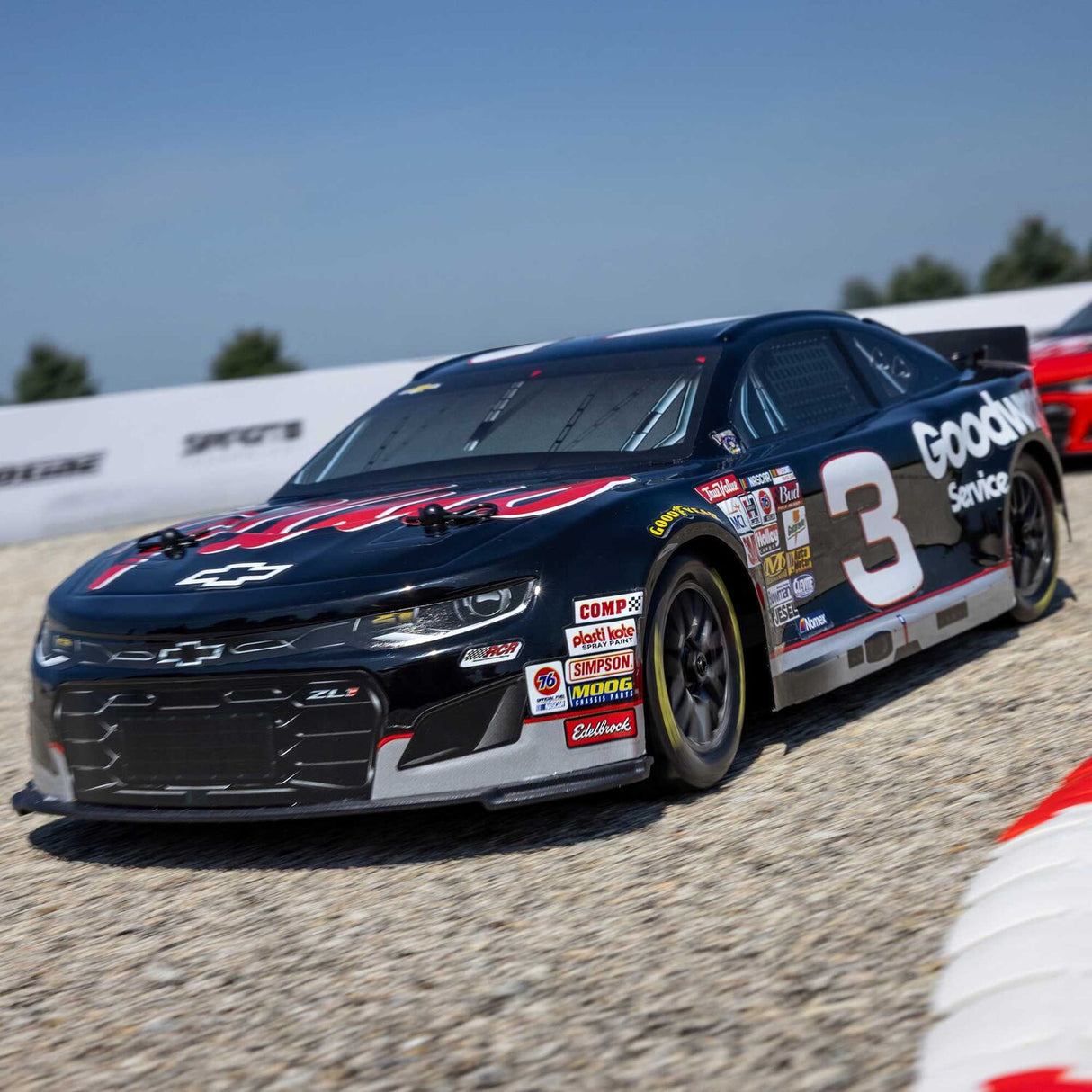 1/12 NASCAR RC Racecar RCR No. 3 GM Goodwrench Chevrolet ZL1 2S AWD RTR Brushed On-Road (Battery & Charger Included), Black