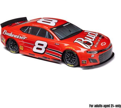 1/12 NASCAR RC Racecar Dale Earnhardt Jr. No. 8 Budweiser Chevrolet ZL1 2S AWD RTR Brushed On-Road (Battery & Charger Included), Red