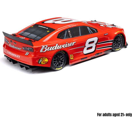 1/12 NASCAR RC Racecar Dale Earnhardt Jr. No. 8 Budweiser Chevrolet ZL1 2S AWD RTR Brushed On-Road (Battery & Charger Included), Red