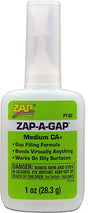 Zap-A-Gap Medium CA+ Glue, 1 oz