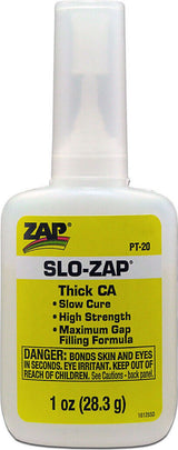 Slo-Zap Thick CA Glue, 1 oz