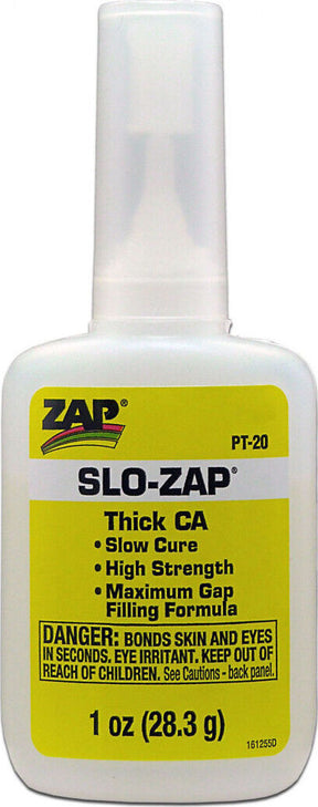 Slo-Zap Thick CA Glue, 1 oz