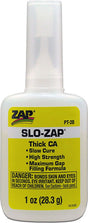 Slo-Zap Thick CA Glue, 1 oz