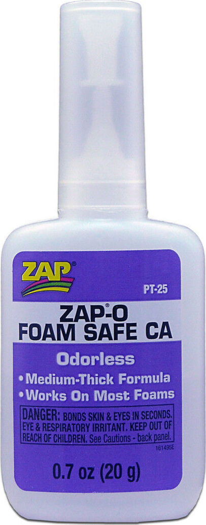 ZAP-O Foam Safe CA Glue, .7 oz