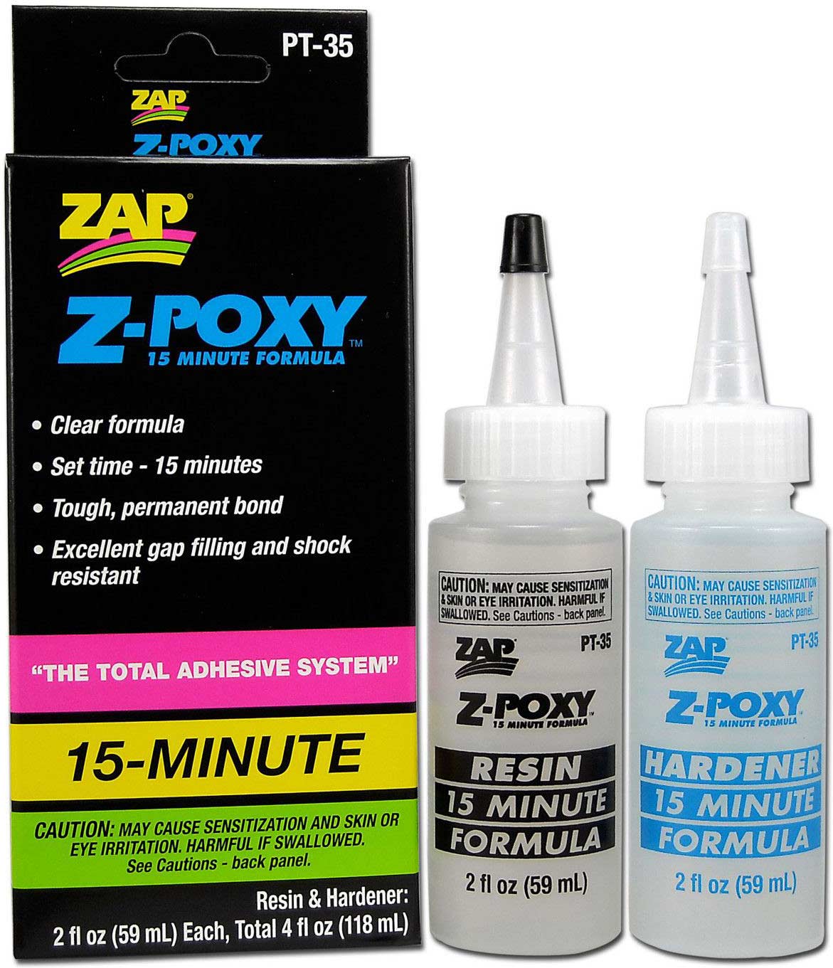 Z-Poxy 15 Minute Epoxy, 4 oz
