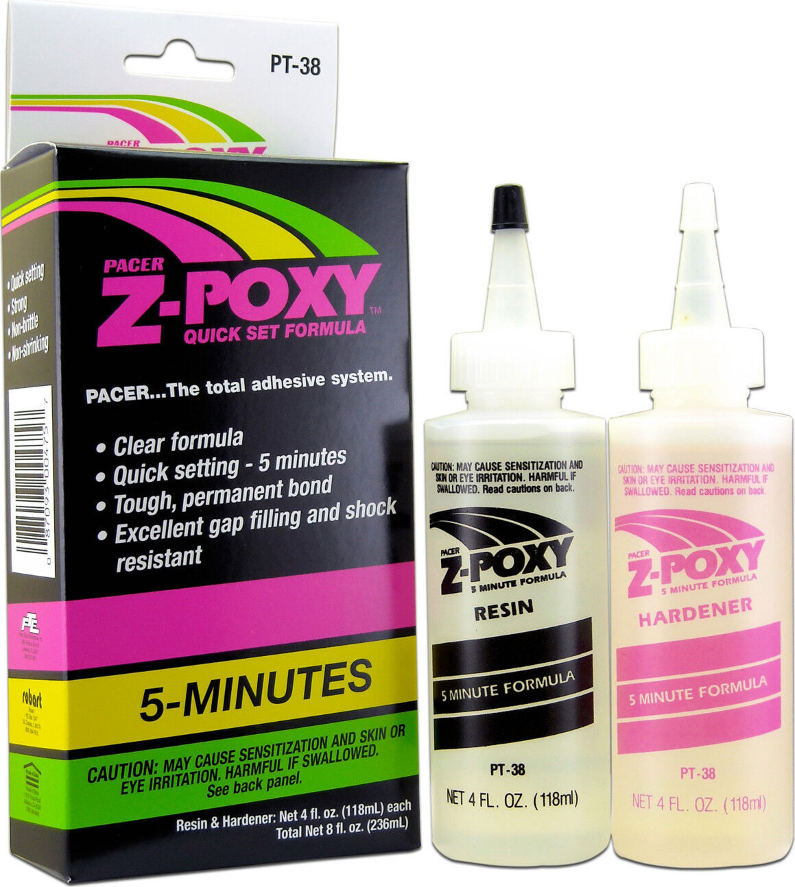 Z-Poxy 5 Minute Epoxy, 8 oz