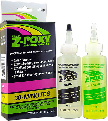 Z-Poxy 30 Minute Epoxy, 8 oz