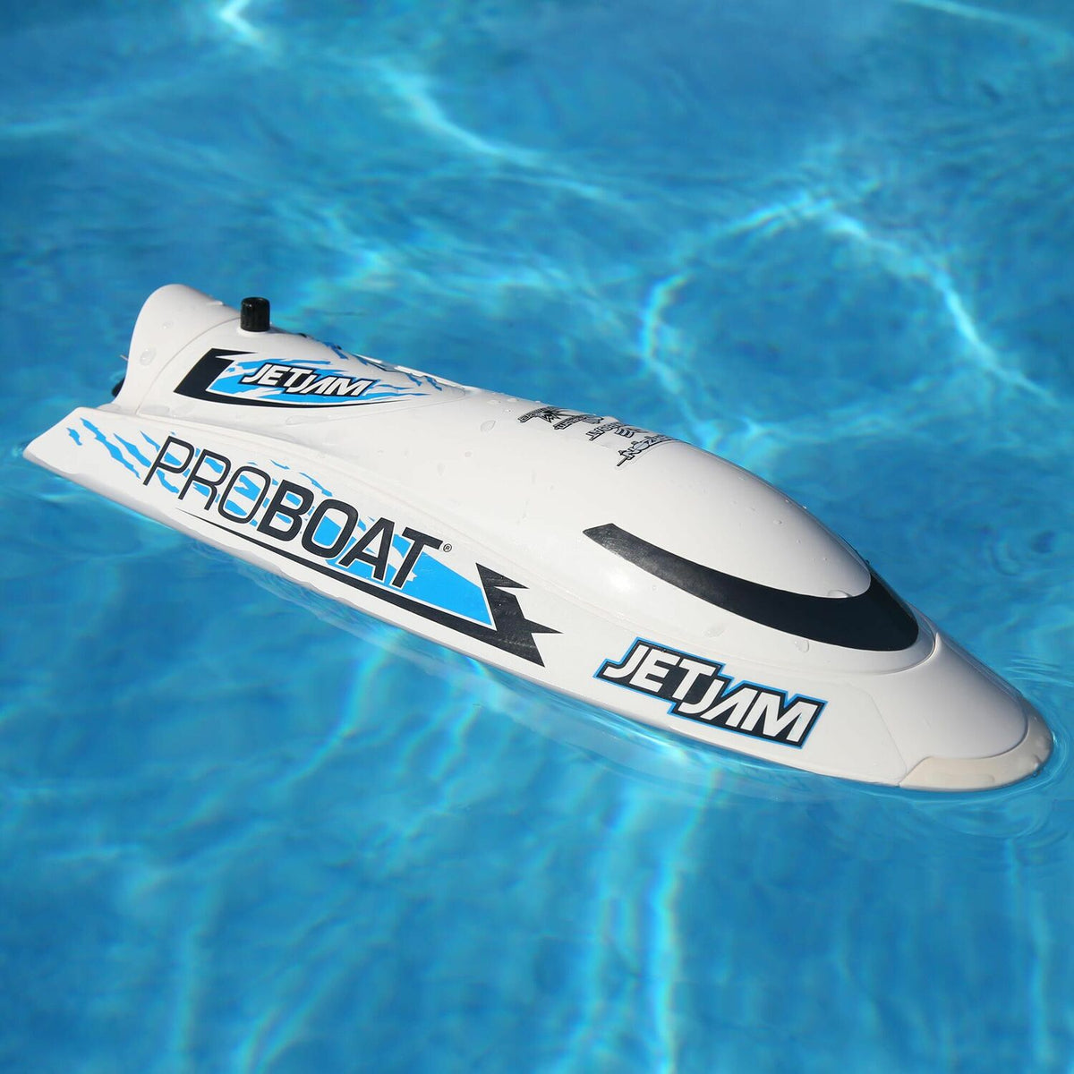 Jet Racer Rc PRB08031V2T2 Jet Jam 12 Pool Racer, Brushed, White: RTR – RC Hobby Pros