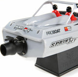 Sprintjet 9" Self-Righting Deep-V Jet Boat Brushed RTR, Silver