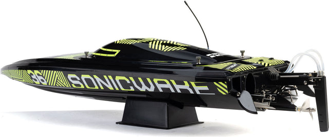 Sonicwake 36" V3 Self-Righting V-Hull Boat RTR, Black