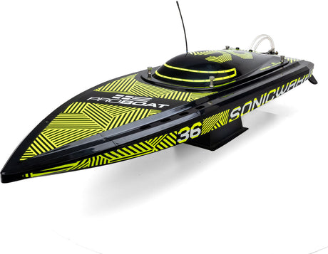 Sonicwake 36" V3 Self-Righting V-Hull Boat RTR, Black
