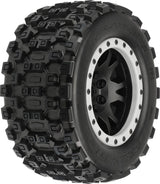 1/5 Badlands MX43 Pro-Loc F/R 1/5 scale monster truck MTD 24mm Blk/Gry Impulse (2)