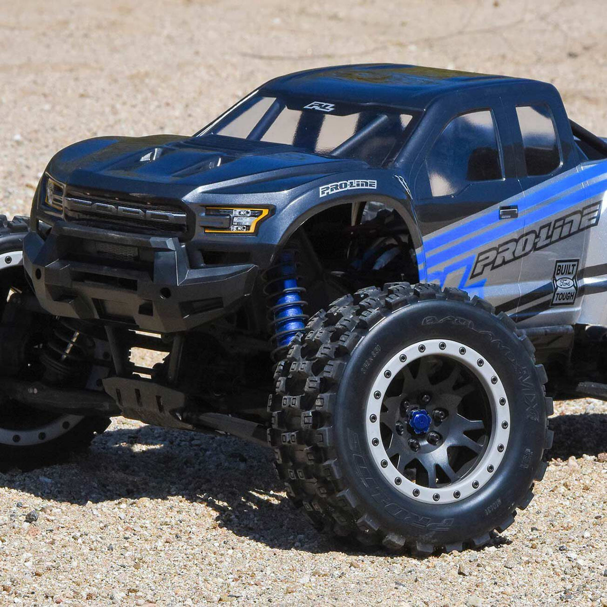 1/5 Badlands MX43 Pro-Loc F/R 1/5 scale monster truck MTD 24mm Blk/Gry Impulse (2)