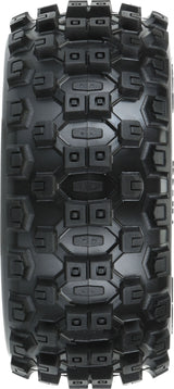 1/10 Badlands MX M2 Fr/Rr 2.2"/3.0" SC Mounted 12mm Blk Raid (2)