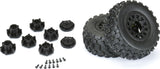 1/10 Badlands MX M2 Fr/Rr 2.2"/3.0" SC Mounted 12mm Blk Raid (2)