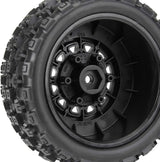 1/10 Badlands MX M2 Fr/Rr 2.2"/3.0" SC Mounted 12mm Blk Raid (2)