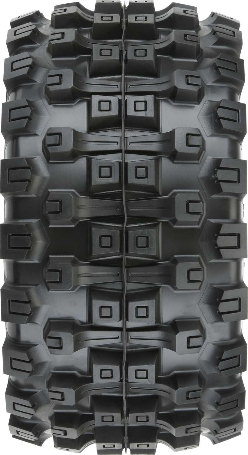 1/8 Badlands MX38 HP BELTED F/R 3.8" MT Mounted 17mm Blk Raid (2)