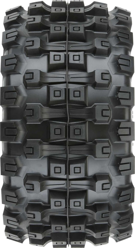 1/8 Badlands MX38 HP BELTED F/R 3.8" MT Mounted 17mm Blk Raid (2)