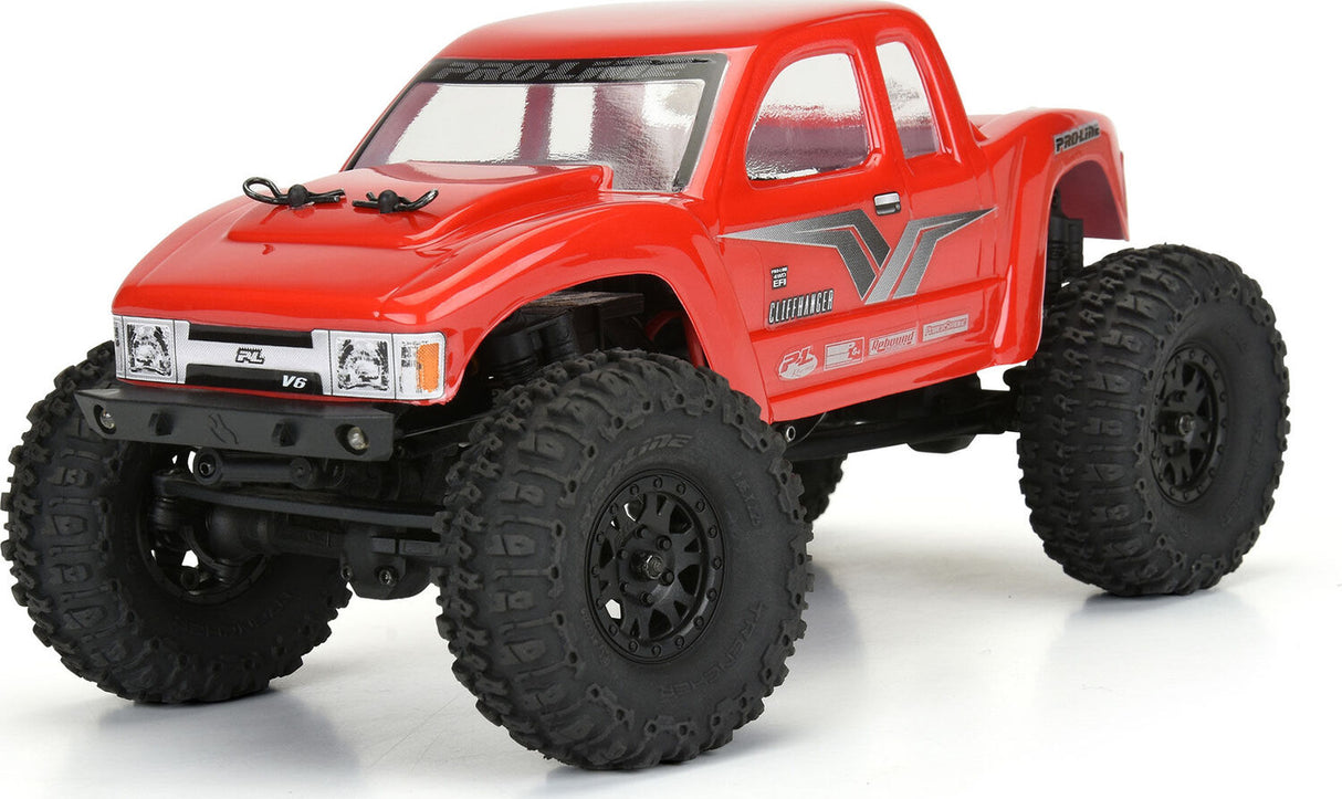 1/24 Trencher F/R 1.0" Tires Mounted 7mm Black Impulse (4): SCX24
