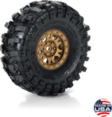 1/10 Limited Edition Mickey Thompson Baja Pro X G8 1.9" Crawler Tires Mounted 12mm Bronze Impulse (2)