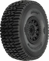 1/7 Mirage TT BELTED F/R Tires MTD 17mm Blk Raid (2): Mojave 6S, UDR