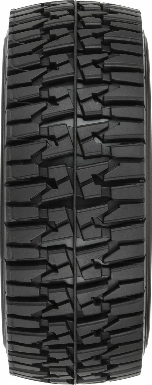 1/7 Mirage TT BELTED F/R Tires MTD 17mm Blk Raid (2): Mojave 6S, UDR