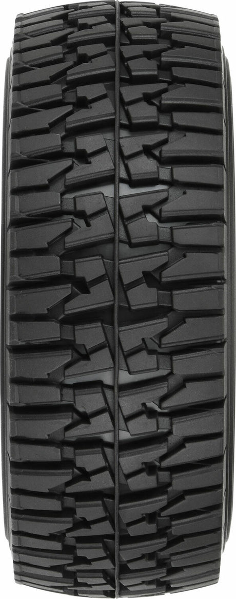 1/7 Mirage TT BELTED F/R Tires MTD 17mm Blk Raid (2): Mojave 6S, UDR