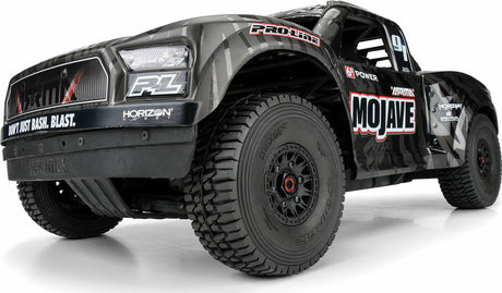 1/7 Mirage TT BELTED F/R Tires MTD 17mm Blk Raid (2): Mojave 6S, UDR