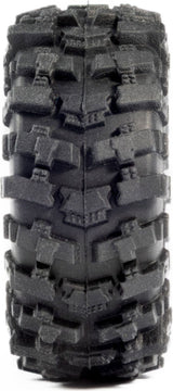 1/30 Baja Pro X Front/Rear Mounted Chrome Beast Tires (4): Axial SCX30