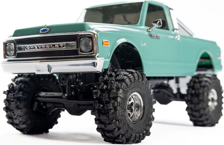 1/30 Baja Pro X Front/Rear Mounted Chrome Beast Tires (4): Axial SCX30