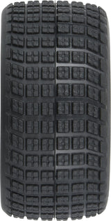 1/12 Goodyear Eagle Dirt Tire F/R MTD Gray Wheels (4): Losi NASCAR