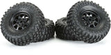 1/30 BFG Krawler T/A KX Front/Rear Mounted Black Icon Nuevo (4) for Axial SCX30